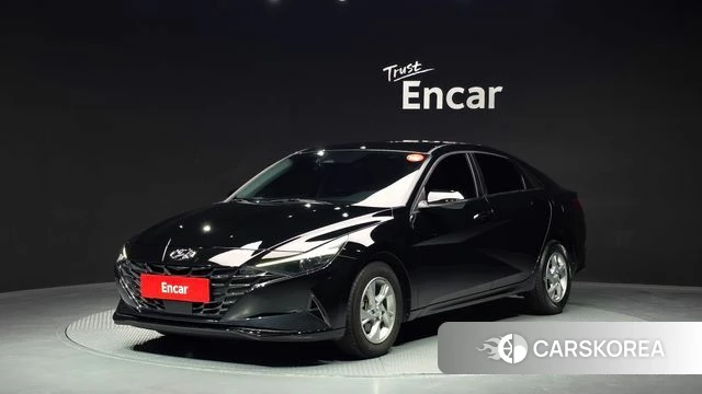 Hyundai Avante (CN7) 2021 Черный из Кореи