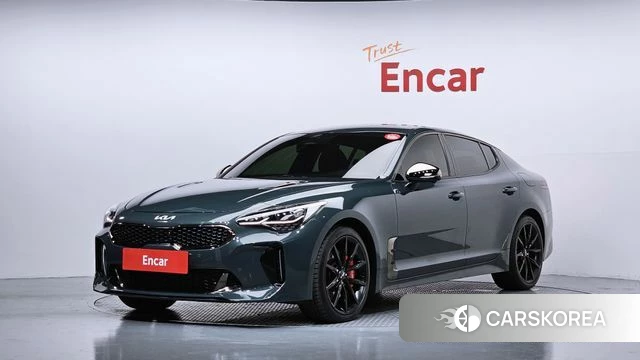 Kia Stinger Meister 2022 Темно-зеленый из Кореи