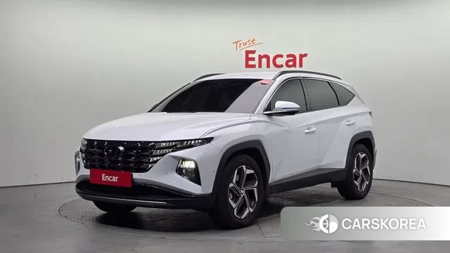 Hyundai Tucson Hybrid (NX4) 2023 Белый из Кореи