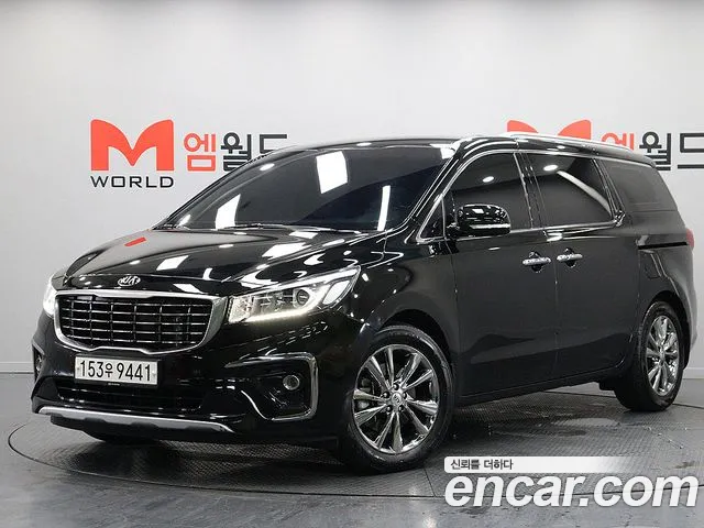 Kia The New Carnival 2019 Черный из Кореи