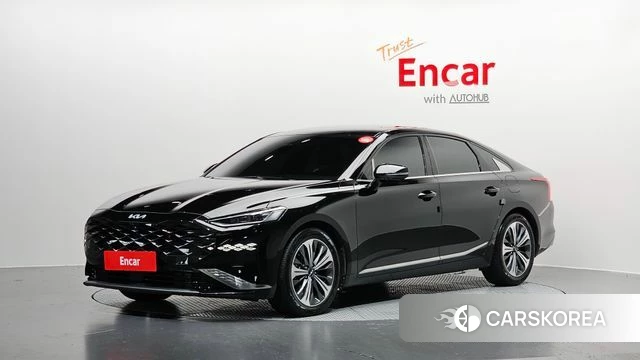 Kia K8 Hybrid 2021 Черный из Кореи
