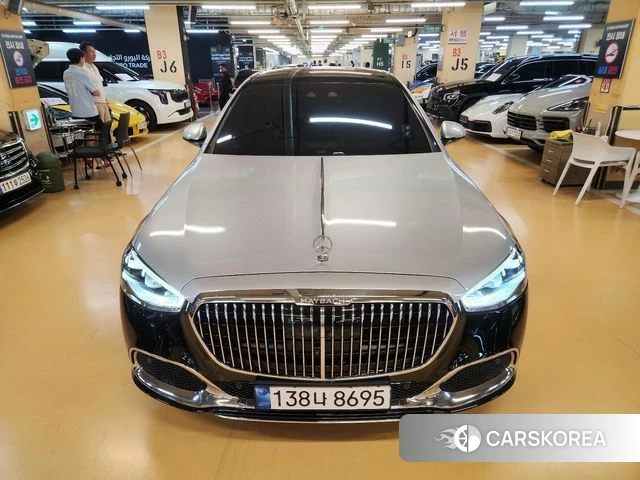 Mercedes-Benz S-Class W223 2022 Черный двухцветный из Кореи