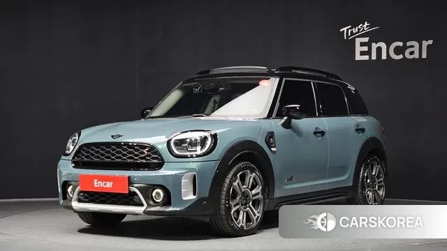 Mini Cooper S Countryman 2022 Небесно-голубой из Кореи
