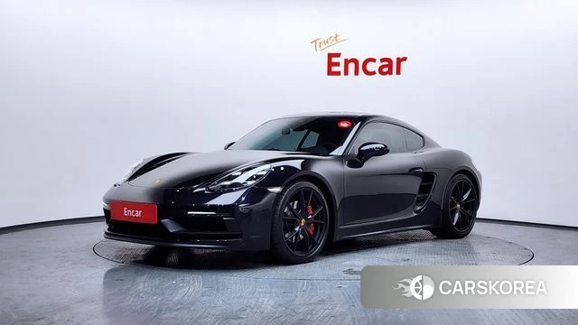 Porsche 718 Cayman 2018 Черный из Кореи