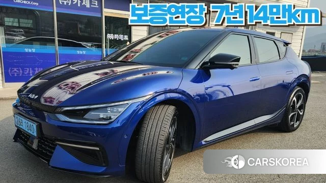 Kia EV6 2022 Синий из Кореи