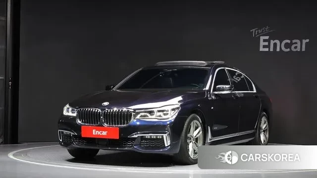 BMW 7 Series (G11) 2018 Черный из Кореи