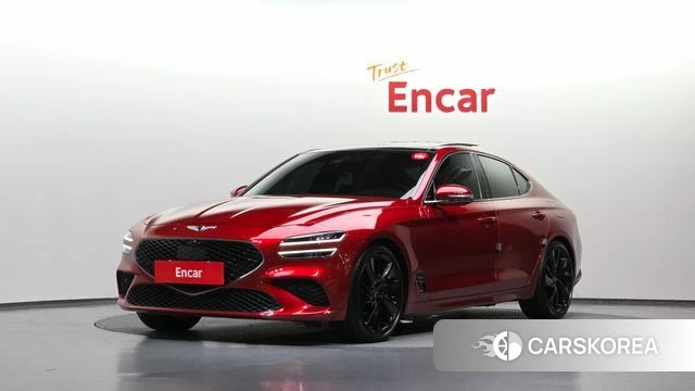 Genesis The New G70 2022 Красный из Кореи