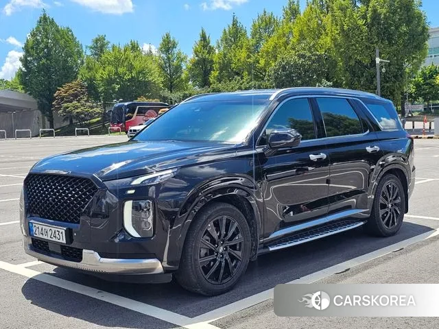 Hyundai Palisade 2022 Черный из Кореи