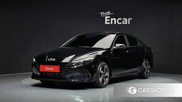 Hyundai Avante (CN7) 2021 Черный из Кореи