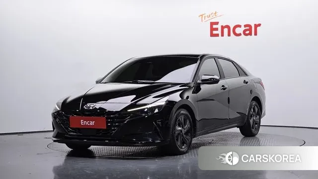 Hyundai Avante (CN7) 2022 Черный из Кореи