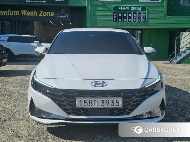 Hyundai Avante (CN7) 2021 Белый из Кореи