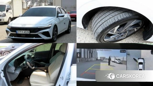 Hyundai The New Avante (CN7) 2025 Белый из Кореи