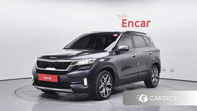 Kia Seltos 2022 Серый из Кореи