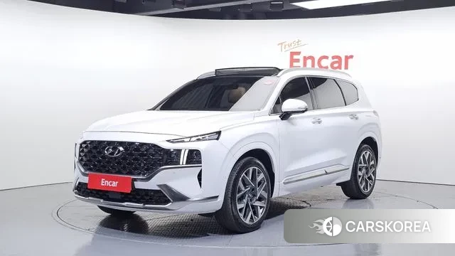 Hyundai The New Santa Fe 2022 Белый из Кореи