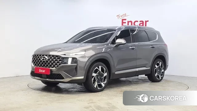 Hyundai The New Santa Fe 2023 Серый из Кореи