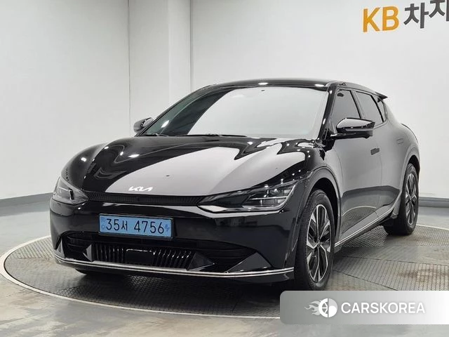 Kia EV6 2023 Черный из Кореи