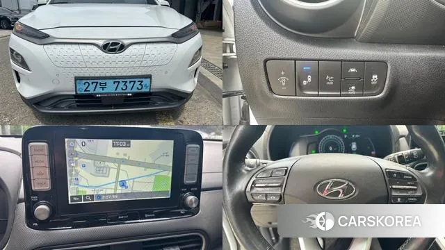 Hyundai Kona Electric 2019 Белый из Кореи