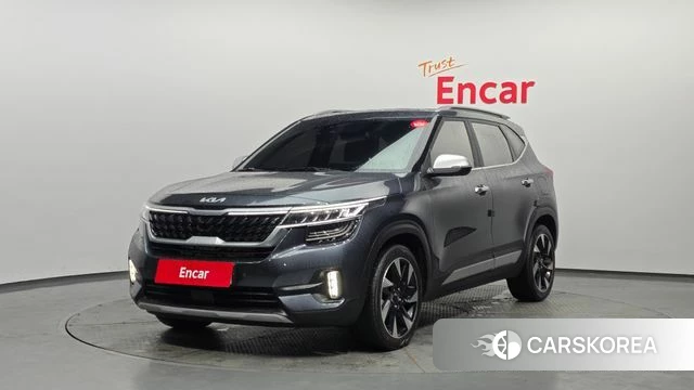 Kia Seltos 2022 Серый из Кореи