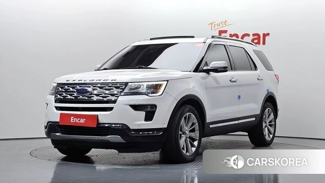 Ford Explorer 2018 Белый из Кореи