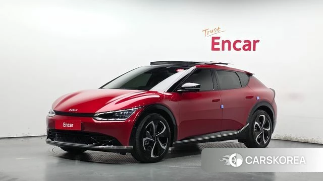Kia EV6 2023 Красный из Кореи