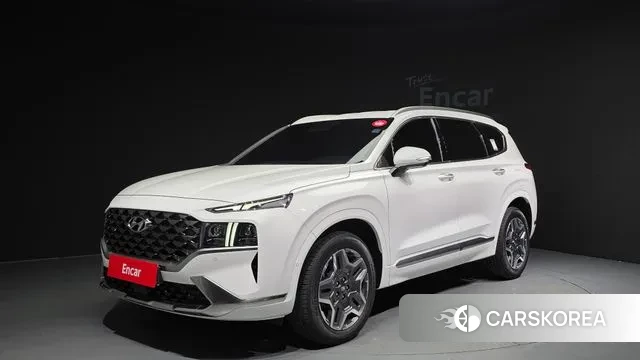 Hyundai The New Santa Fe 2023 Белый из Кореи