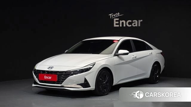 Hyundai Avante (CN7) 2023 Белый из Кореи