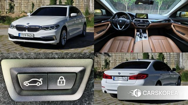 BMW 5 Series (G30) 2018 Черный из Кореи