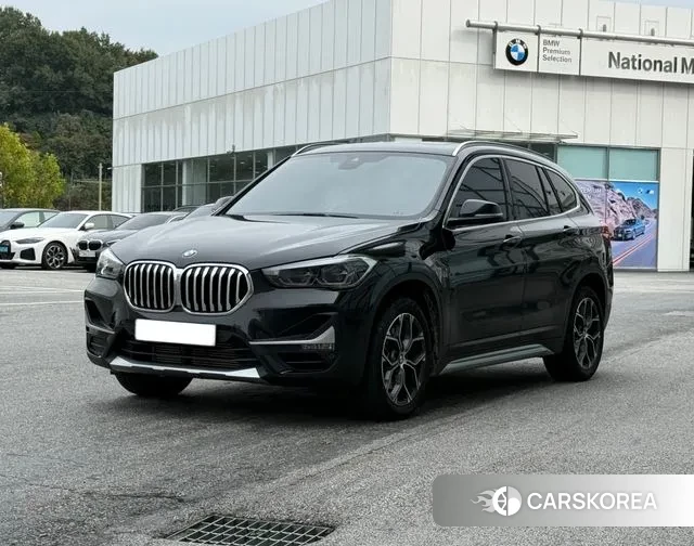 BMW X1 (F48) 2022 Черный из Кореи