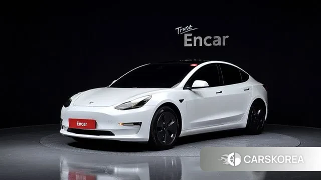 Tesla Model 3 2021 Белый из Кореи