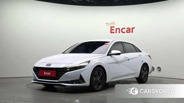 Hyundai Avante (CN7) 2022 Белый из Кореи
