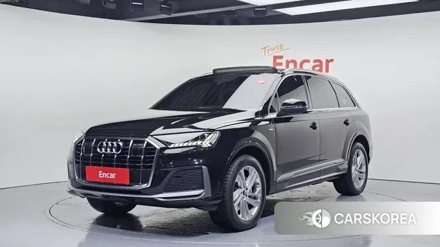 Audi Q7 (4M) 2022 Черный из Кореи