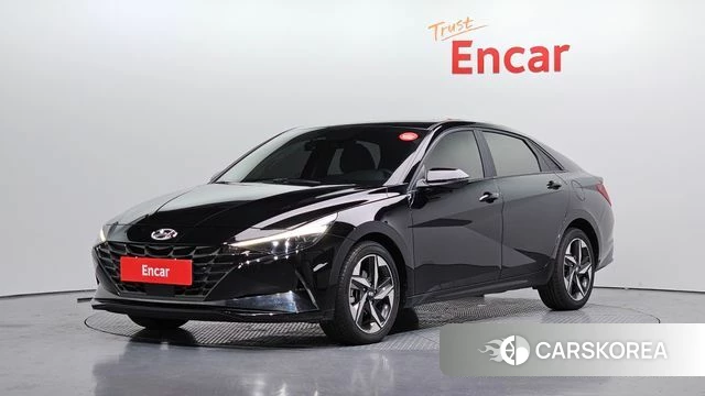 Hyundai Avante (CN7) 2021 Черный из Кореи