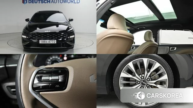 Kia K8 2021 Черный из Кореи