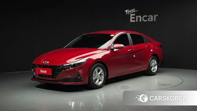 Hyundai Avante (CN7) 2020 Красный из Кореи