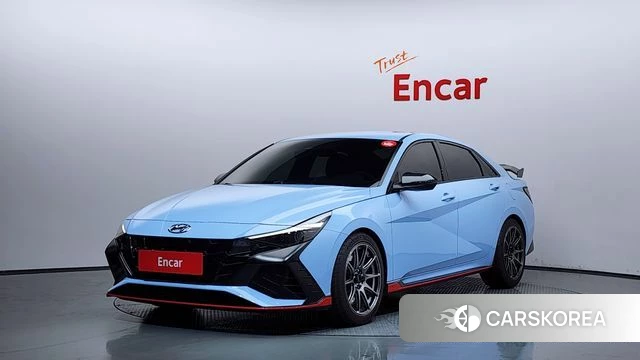 Hyundai Avante (CN7) 2022 Небесно-голубой из Кореи