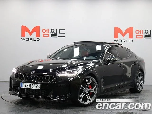 Kia Stinger 2020 Черный из Кореи