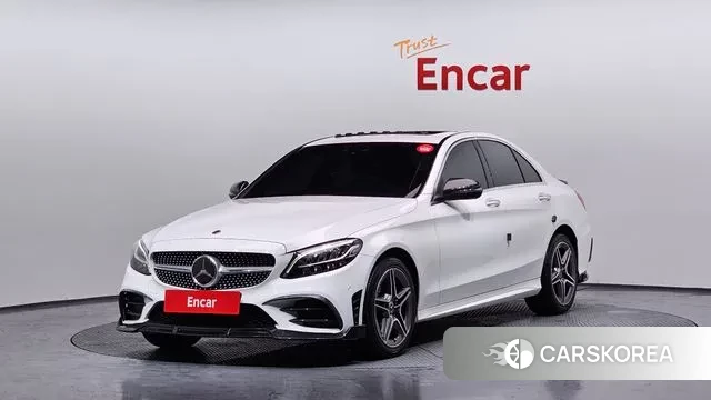 Mercedes-Benz C-Class W205 2021 Белый из Кореи