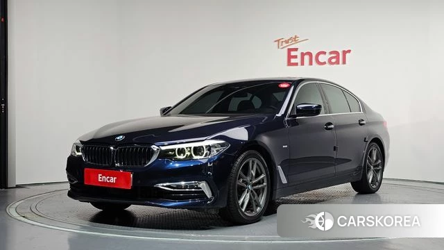 BMW 5 Series (G30) 2018 Синий из Кореи