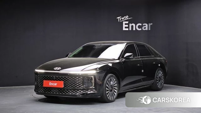 Hyundai Grandeur Hybrid (GN7) 2023 Черный из Кореи