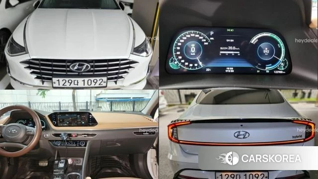 Hyundai Sonata Hybrid (DN8) 2019 Черный из Кореи