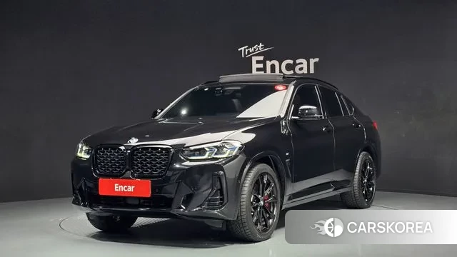 BMW X4 (G02) 2022 Черный из Кореи