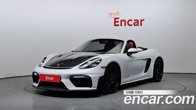 Porsche 718 Boxster 2021 Белый из Кореи