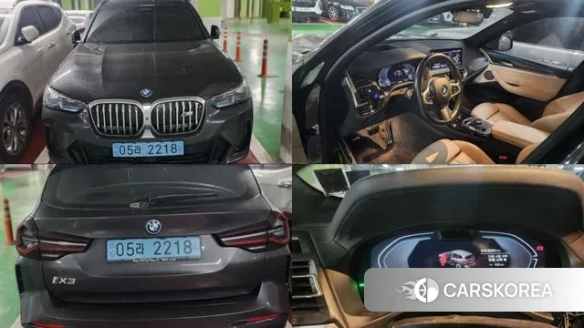 BMW iX3 2023 Серый из Кореи