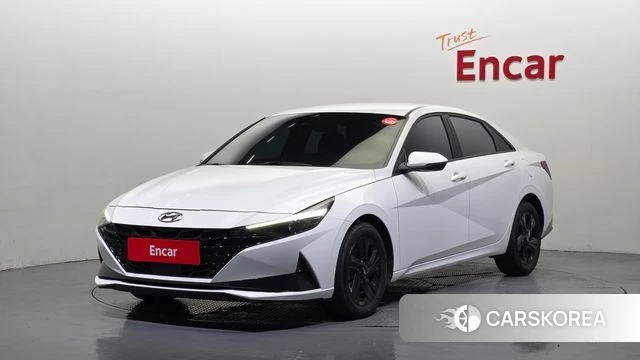 Hyundai Avante (CN7) 2022 Белый из Кореи