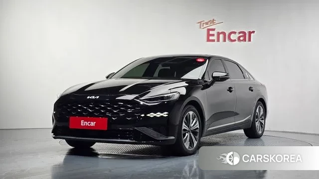 Kia K8 Hybrid 2023 Черный из Кореи