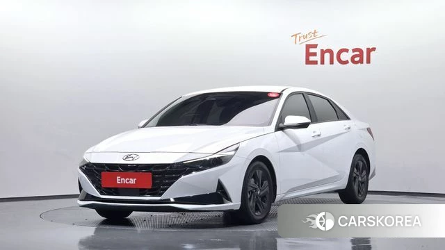 Hyundai Avante (CN7) 2022 Белый из Кореи