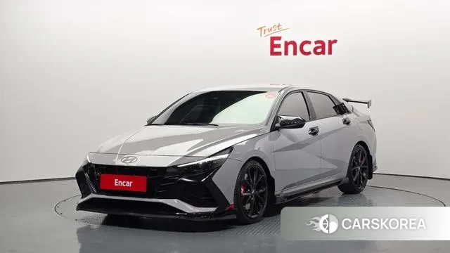 Hyundai Avante (CN7) 2021 Серебристо-серый из Кореи