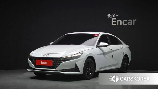 Hyundai Avante (CN7) 2022 Белый из Кореи