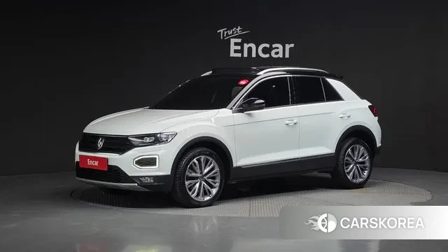 Volkswagen T-Roc 2022 Белый из Кореи