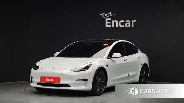 Tesla Model 3 2022 Белый из Кореи